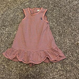 Ralph Lauren Baby Girls Striped One Piece Bodysuit Tank Top 9m Stripe Preppy